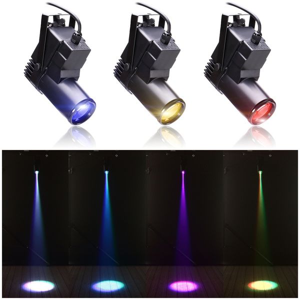 

mini 10w rgbw 4in1 led pinspot spotlights disco spot dmx led rain stage light dj stage party show light