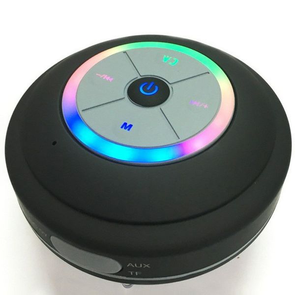 

portable wireless bluetooth speakers mini waterproof shower speaker for iphone mp3 with tf card fm radio aux input