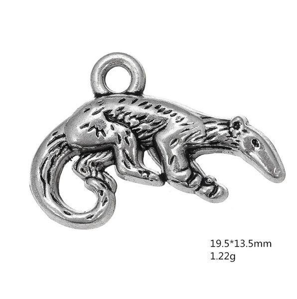 

2021 anteater diy special design charms other customized jewelry, Bronze;silver
