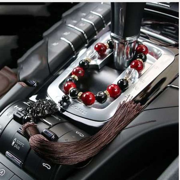 Car Rearview Mirror Hanging Suspension Buddha Beads Ornaments Car Interior Pendant Auto Stall Beads Decoration Accessories Custom Car Accessories