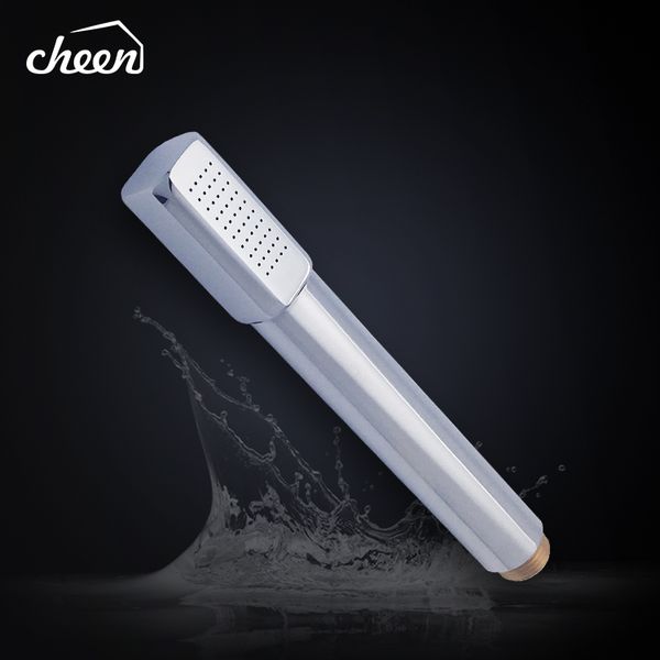 

cheen brass shower head handheld water saving high pressure bathroom round square shape spa showerhead rainfall