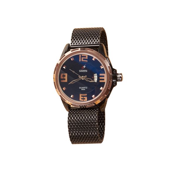 

saneesi men watches 9044, Slivery;brown