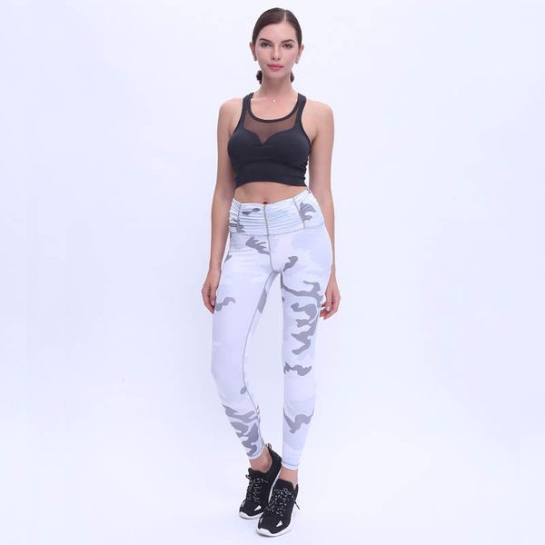 

women leggings, women high waist sport gym yoga running fitness leggings pants trouser, White;red