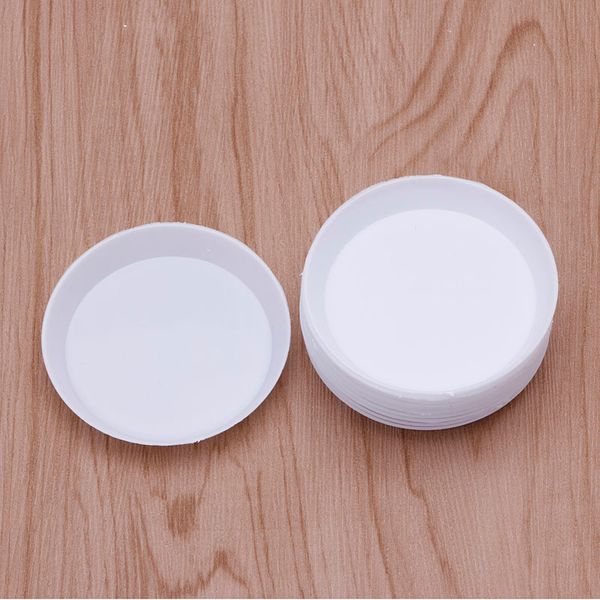 

10pcs plastic round rhinestones beads crystal nail art sorting trays white, Silver;gold