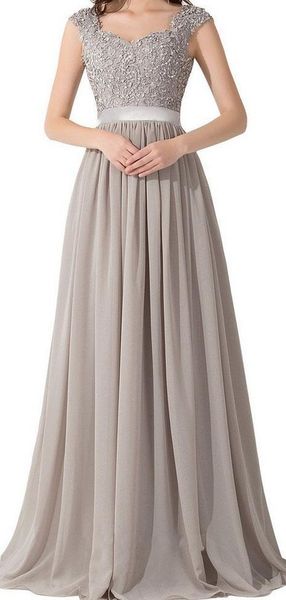 

2020 new shoulders formal evening dresses mom gray chiffon flower stick back length bridesmaid dresses dance party hy0771, Black;red
