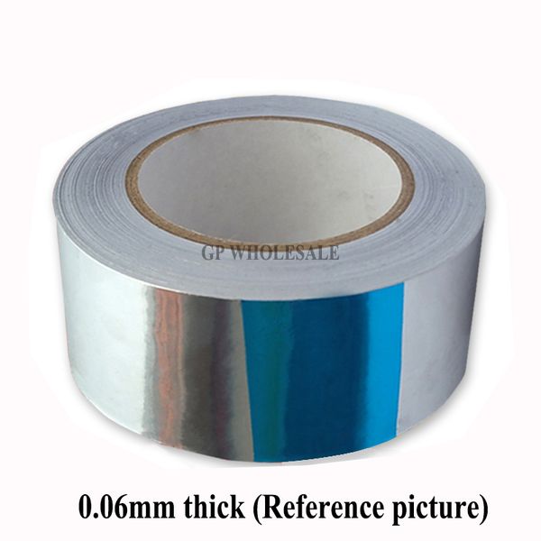 

1x 55mm * 40m *0.06mm single adhesive aluminum foil paper tape for heat transfer, emi shielding, bga soldering protecting 2016