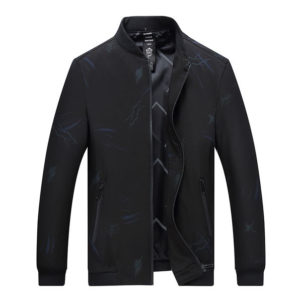 

2018 new fashion jackets mens bomber high street trend windbreaker overcoat slim fit outerwear autumn casual mens outfits, Black;brown