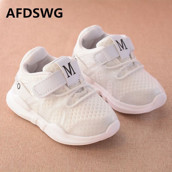 zapatillas transpirable AFDSWG zapatos negros niños malla y niñas casual blancos primavera otoño niños zapatos chico wI6F4Sq
