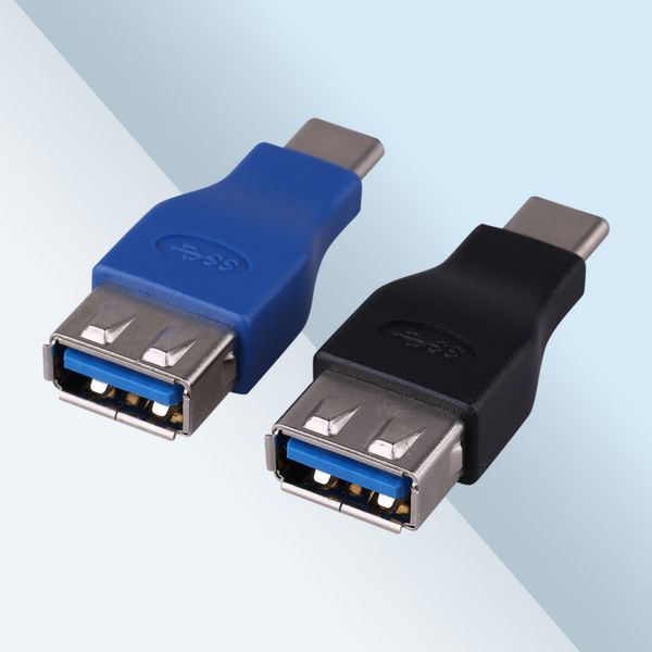 USB 3.1 tipo C macho USB-C para USB 3.0 tipo A fêmea conversor de adaptador host OTG