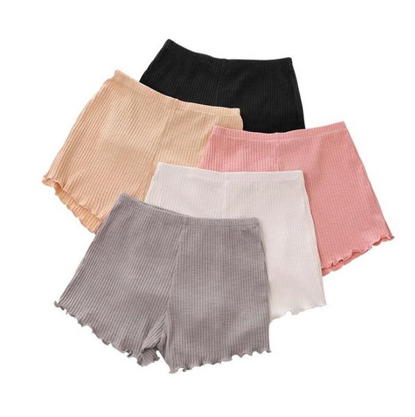 

girls cotton short leggings summer fashion short leggings ear side safety for girls short tights home clothing i264, Blue;gray