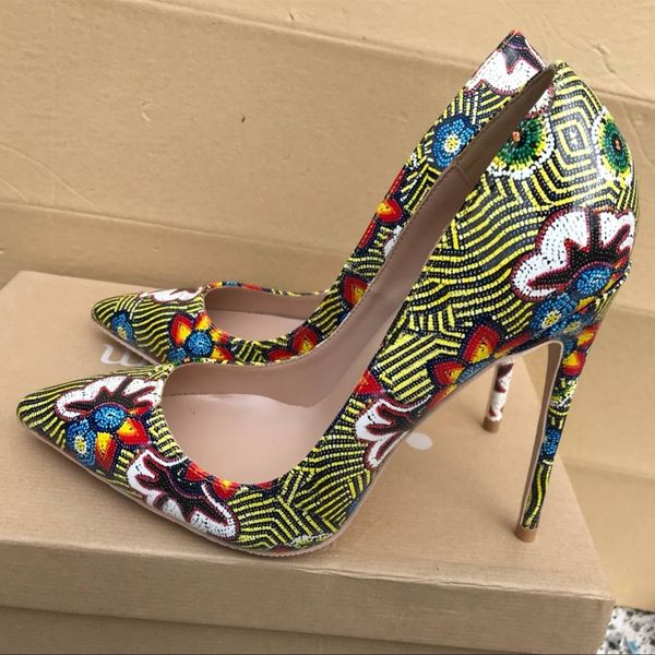 

brand fashion women pumps snake printed women shoes 12cm high heels 2018 pointed toe party women weeding shoes woman