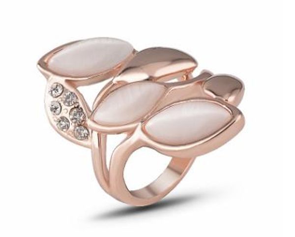 

small jewelry wholesale rose gold opal diamond ring, Silver