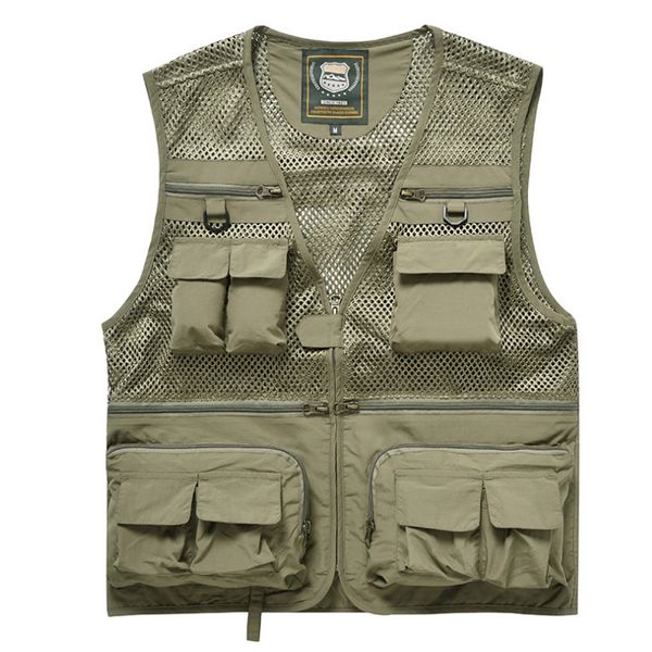 

new arrival multi-pockets pgraphy cameraman vest 68, Black;white