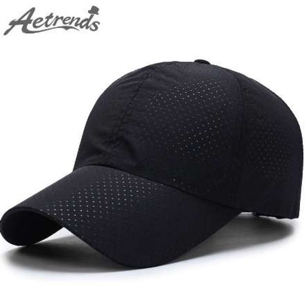 

[aetrends] men women 2017 summer snapback quick dry mesh baseball cap sun hat bone breathable hats z-5109, Blue;gray