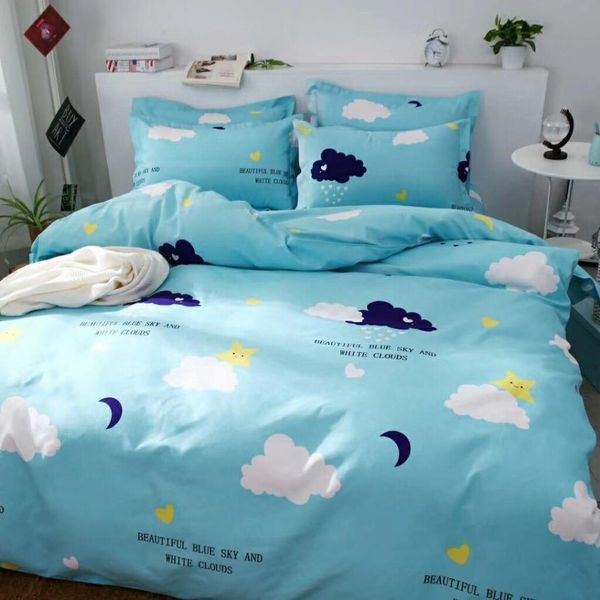 Wholesale 2015 New Home Textiles Cartoon Purple Hello Kitty Bed Linen For Children King Size Quilt Duvet Cover Pillow Bedding Sets Comforter Bedding
