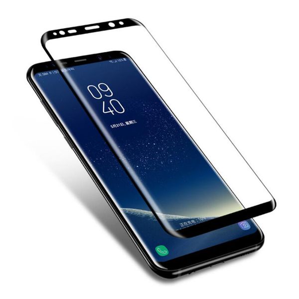 

3D изогнутый край полный экран закаленное стекло для Samsung Galaxy S8 S8 плюс крышка проте