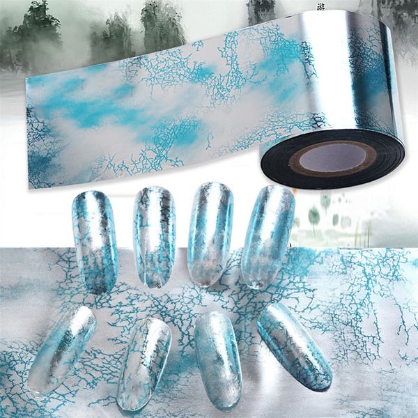 

1 roll 5*20cm holographic sliver snowflake nail foils white snow christmas design nail art transfer foil transfer sticker paper, Black