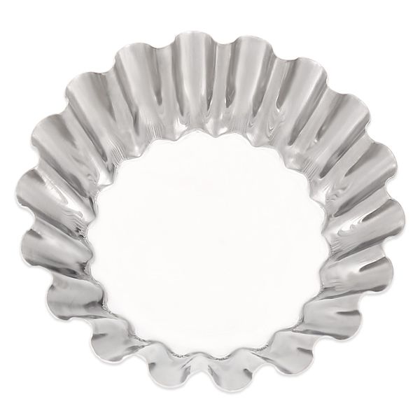 

6pcs stainless steel egg tart cupcake mold baking tool stainless steel material, anti-corrosion, non-toxic, and durable to use