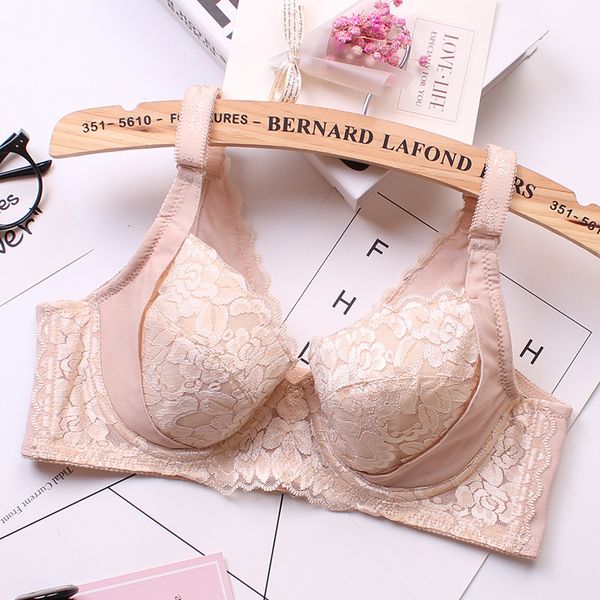 

big size bras for women adjusted push up bra full cup e f big bra underwear plus size brassiere 34 36 38 40 42 bcde, Red;black