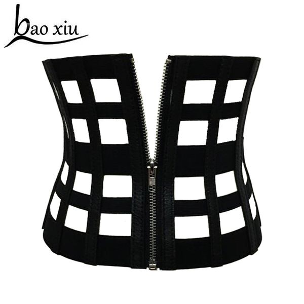 

Новые женщины ультра широкий пояс регулируемый тонкий корсет Body shaper черный искус