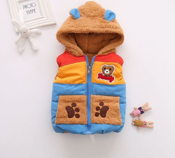 

new 0-2years warm baby boys' cartoon vest size coat me0033, Camo