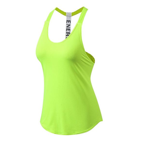 

backless green yoga sleeveless t shirt women quick dry yoga shirts running gym ropa deportiva sportswear camisas mujer, White;red