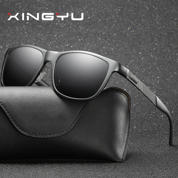 

xingyu retro aluminum magnesium sunglasses men polarized driving sun glasses fashion male oculos gafas vintage eyewear xy045, White;black