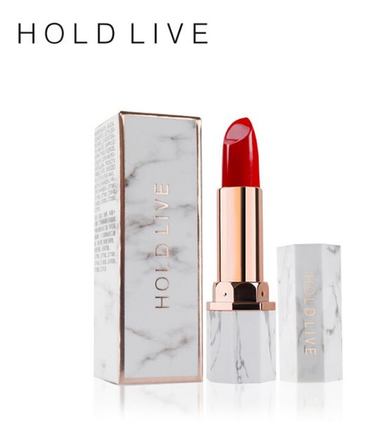 

помада для макияжа темно-красный оранжевый holdlive марка белая нефритовая губная помада marbling водонепроницаемый и увлажняющий крем