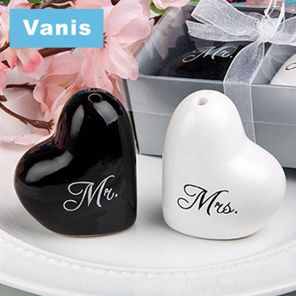 

wholesale-40pcs=20sets salt and pepper shaker gift for guests wedding favors and gifts birthday event party supplies christmas decoration