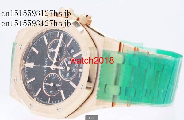 

factory seller luxury watch wristwatch mens chronograph rose gold black dial japan quartz men's dive watches