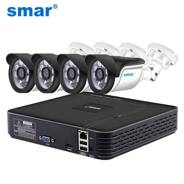 

Smar hd 4ch 1080p nvr cctv kit 4pc 1mp 1 3mp 2mp outdoor ip camera kit home ecurity cctv y tem hdmi p2p email alarm