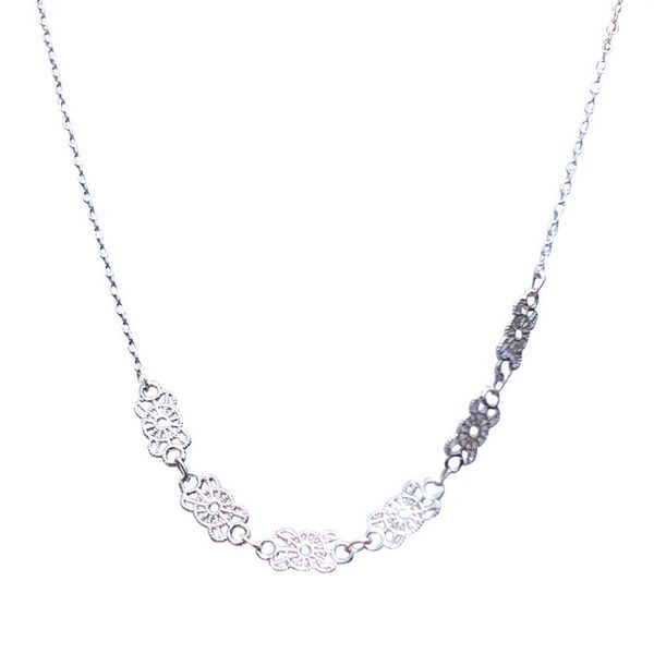 

kobitace 925 sterling silver hollow vintage lace bracelet for woman trendy classic my friend silver chain & link bracelets, Black