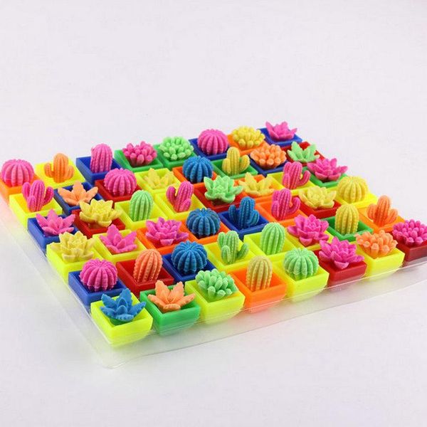 

dhl 2set magic plant flowers growing in water cactus toys soaking expansion can grow expand water absorption children toys cactus can grow