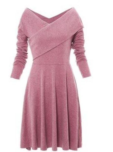 

send 2018 new style fashion women dress in spring and autumn@89, Black;gray