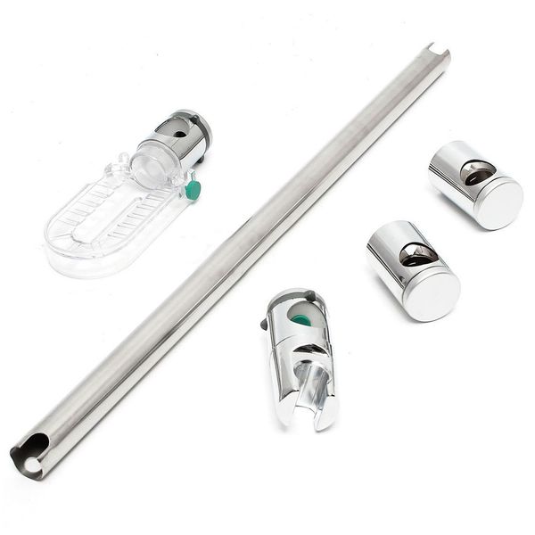 

promotion shower kit adjustable riser slide rail bar kit hose bracket round head chrome