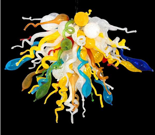 

pendant lamps christmas lights multi color murano hand blown glass chandeliers living room bar indoor lighting led small chandelier
