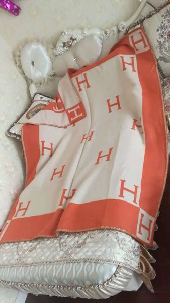 

Роскошная подпись H Tag сгущает шерстяное одеяло домашний открытый шарф шаль теплы