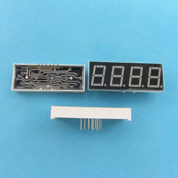 

5 pcs 4 bit digital tube common annode digital tube 0.56" 0.56in. red led digit 7 segment display