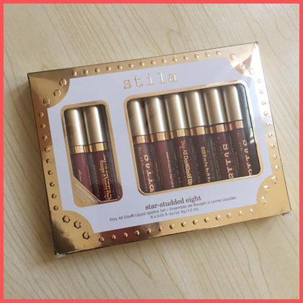 

Stila Lip Makeup Matte Velvet Star Studded Eight Stay All Day Waterproof Lipgloss Lip Gloss Помада для губной помады