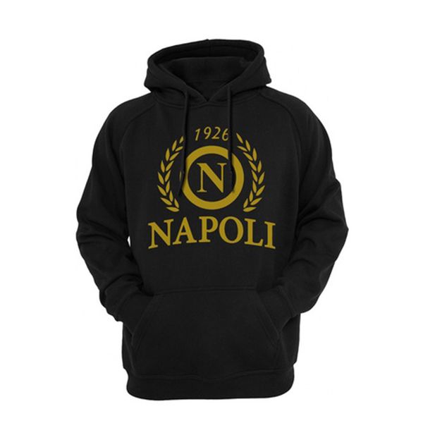 

italy napoli hoodies sweatshirts hooded hoody brand long sleeve hoody clothing fashion tracksuits sweatshirt ing, Black