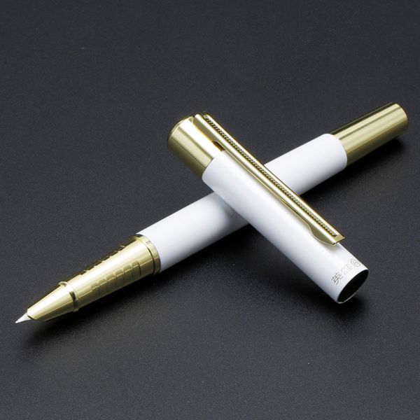 

hero fountain pen gold clip white hooded nib 0.5mm iridium ink pens for writing school office supplies business gift stationery