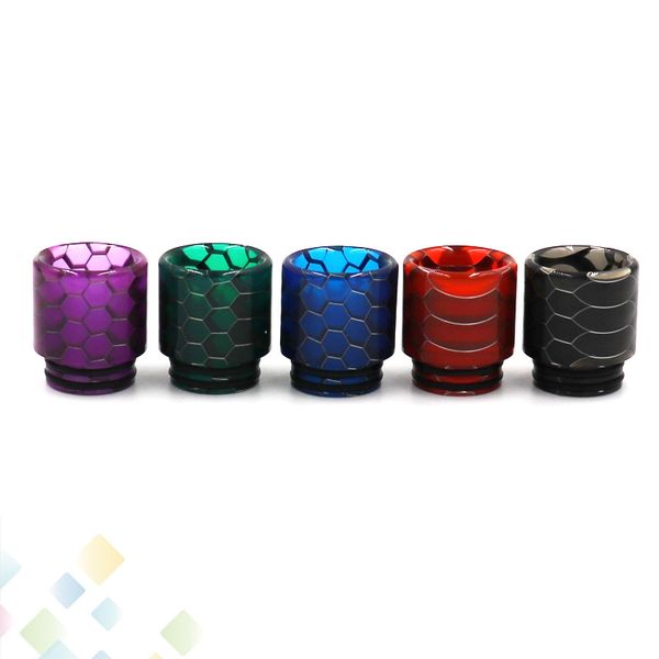 

810 Drip Tip Resin Snake Skin Mouthpiece for TFV8 TFV12 Prince TFV8 Big Baby Tank E cig Accessories DHL Free