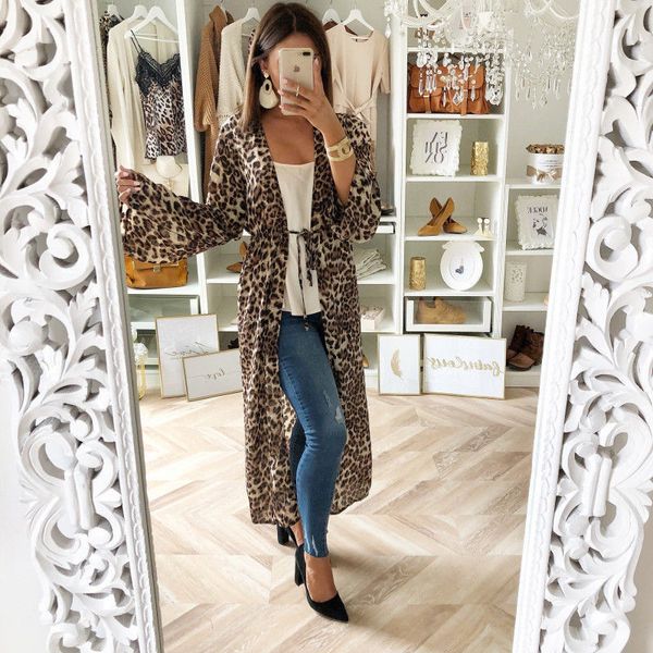 

classic leopard print color faux fur coat women long thick warm jackets fluffy star style overcoats winter street outerweat, Black;brown