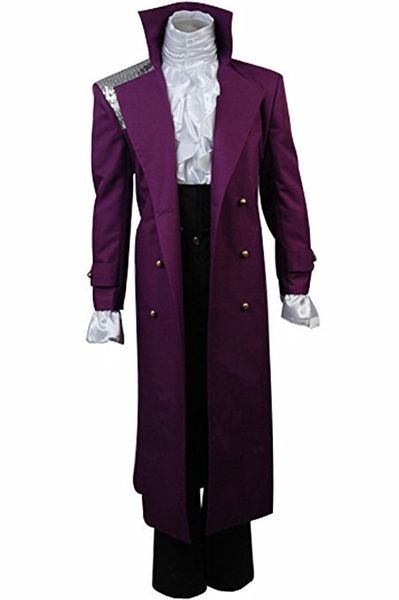 

purple rain cosplay costume prince rogers nelson halloween full set, Black