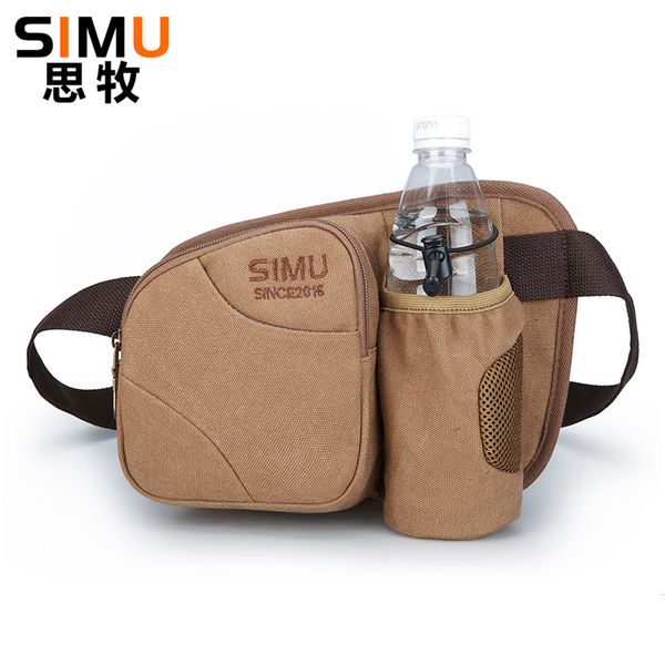 

simu waist bags men's casual waist pack purse mobile phone case for men's travel belt bag wallets