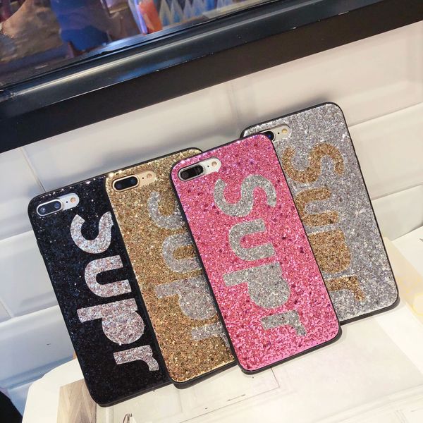 

super" premium bling luxury diamond rhinestone glitter back cover phone cases for iphone 8 7 5 6 6s plus case sell