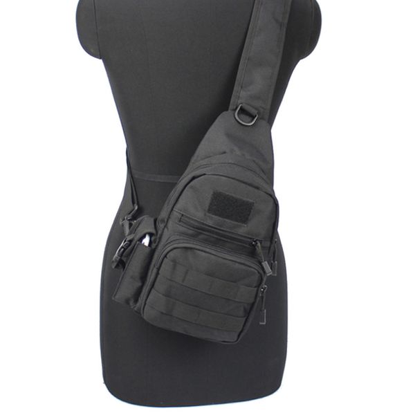 

2018 new men 1000d nylon travel riding crossbody bags single shoulder strap messenger pack sling chest waterproof bag