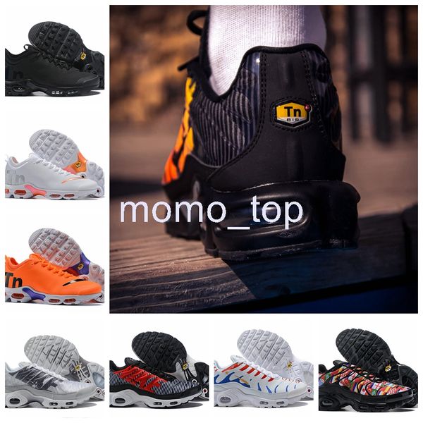 

2019 Mercurial Tn Plus 2 Air кроссовки Chaussures tns Orange Мужская обувь TNS SE World Cup Обувь Спортивные мужские кроссовки кроссовки 36-46