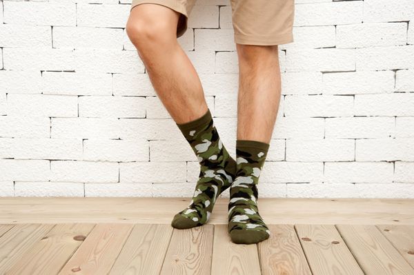 

мужские камуфляжные зеленые армейские носки мужские хлопчатобумажные повседневные носки для лодыжки летний камуфляж для командных вечеринок, Black