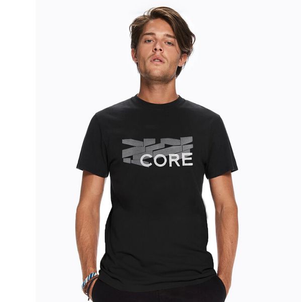 

Men Printing T-shirt Hip Hop Fashion Tops Black And White Two Colors Size M-3XL